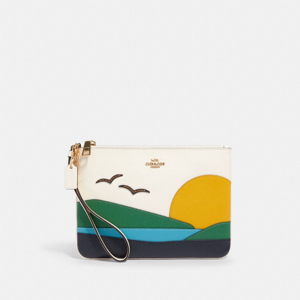 Gallery Pouch With Sunset Motif