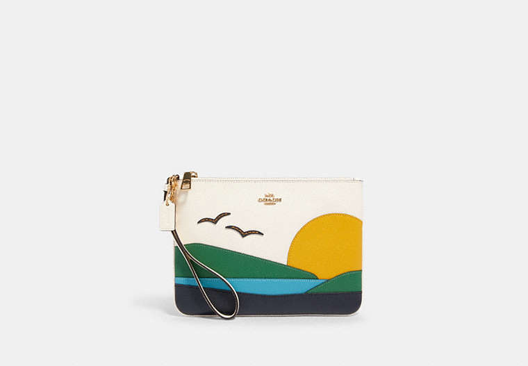 Gallery Pouch With Sunset Motif