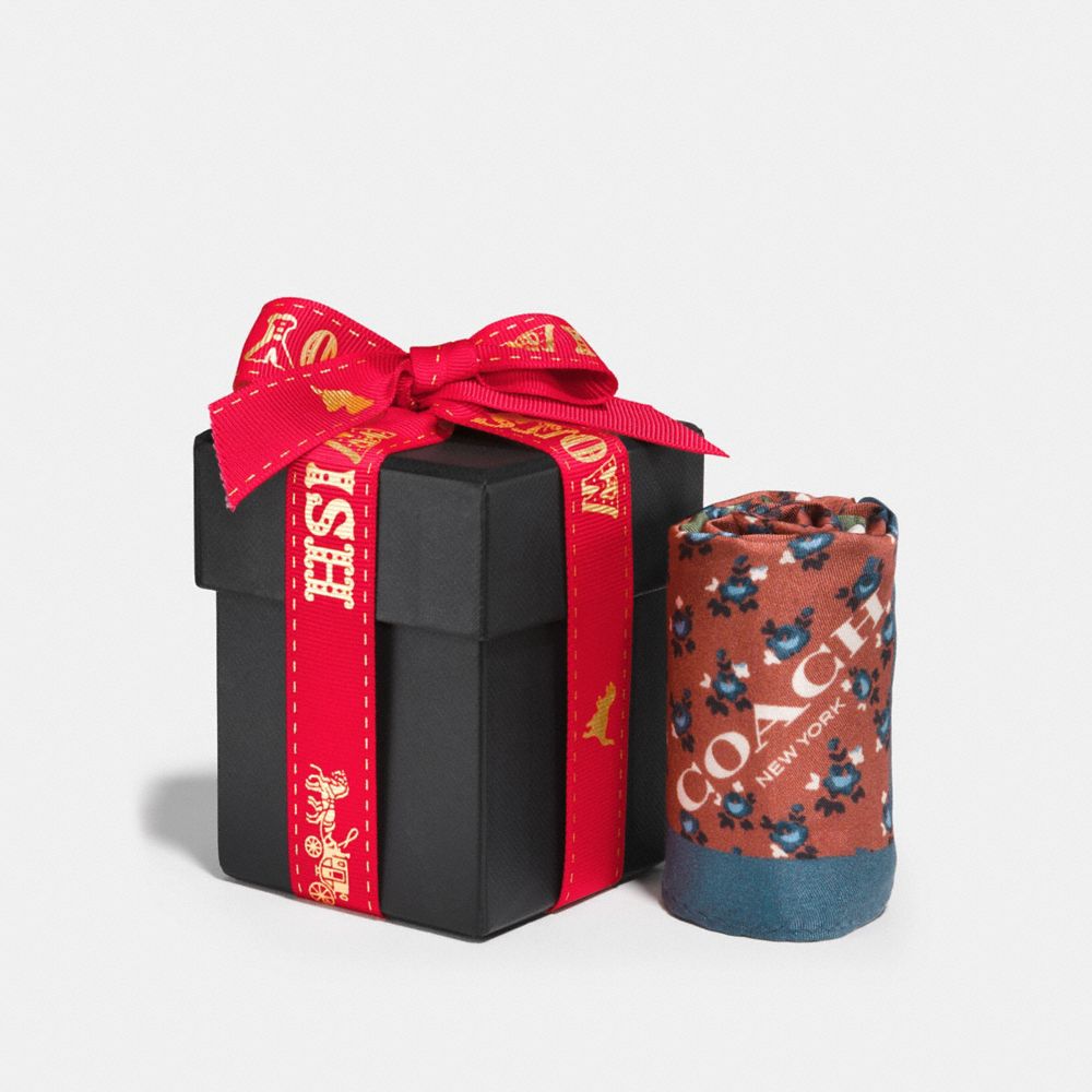 Boxed Marguerite Floral Patchwork Hanky