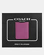COACH®,PHONE POCKET STICKER,Leather,Primrose,Front View