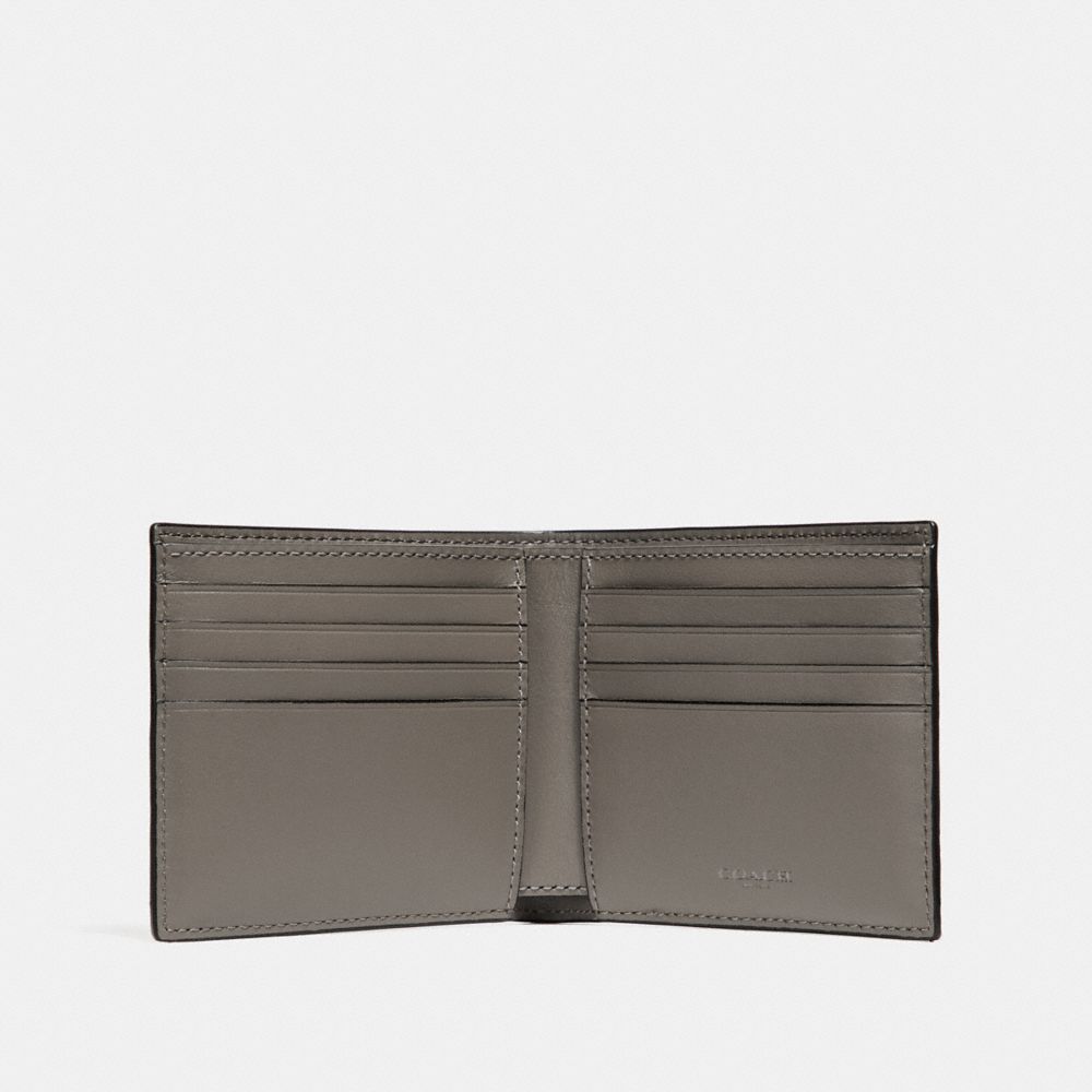 COACH®,Double Billfold Wallet,,Inside View,Top View