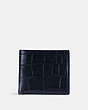 COACH®,DOUBLE BILLFOLD WALLET,Leather,INK,Front View