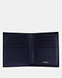 COACH®,DOUBLE BILLFOLD WALLET,Leather,INK,Inside View,Top View