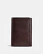 COACH®,TRIFOLD WALLET,Smooth Leather,Chestnut,Front View