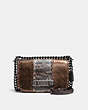 Coach Swagger Shoulder Bag 20 In Metallic Striped Mixed Snakeskin