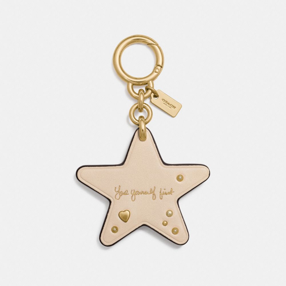 Coach star 2025 bag charm