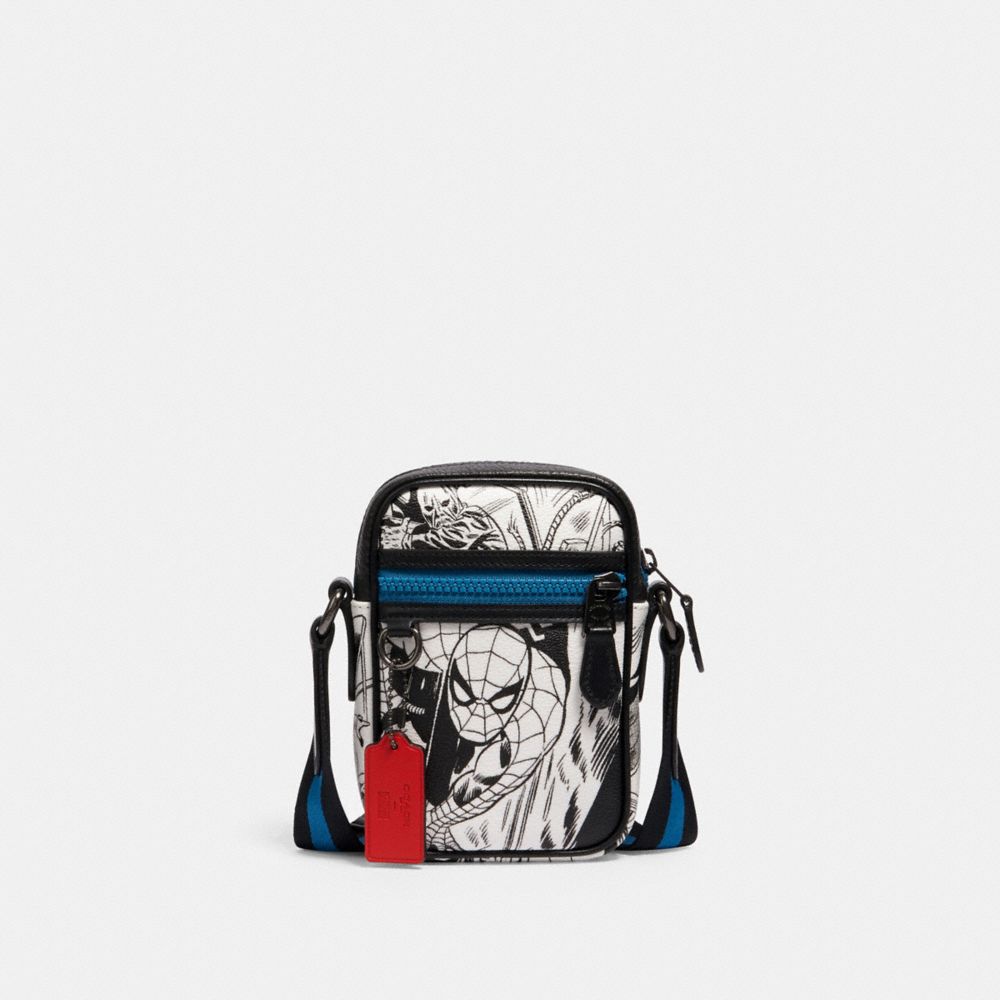 COACH®,Coach │ Marvel Terrain Crossbody With Comic Book Print,,Front View