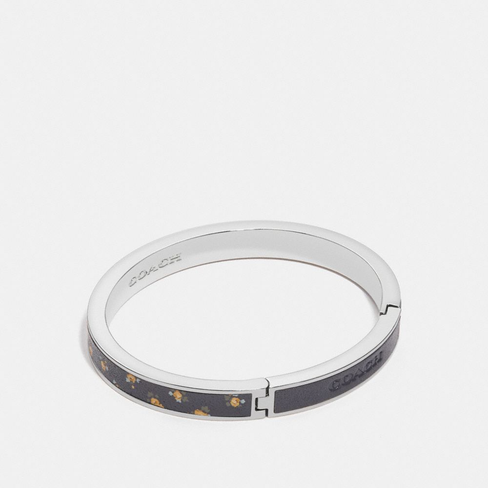 Bracelet jonc à charnière imprimé