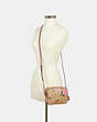 COACH®,MINI CAMERA BAG IN SIGNATURE CANVAS WITH PRAIRIE ROSE PRINT,Gold/Khaki Multi,Alternate View