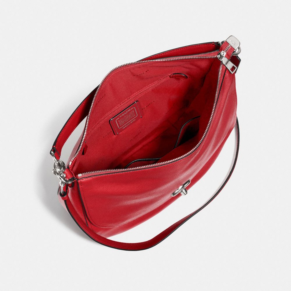 COACH®,Turnlock Hobo,,Inside View,Top View