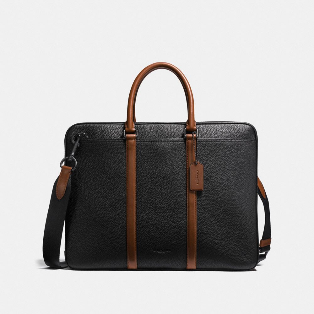 Porte Documents Fin Harness Metropolitan En Cuir Galet