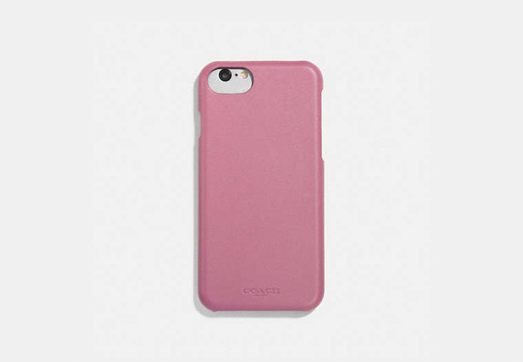 COACH®,IPHONE 6S/7/8/X/XS CASE,Leather,Rose,Front View