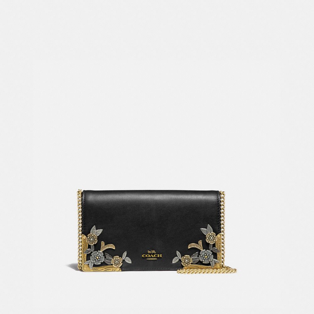 Coach callie foldover chain clutch new arrivals