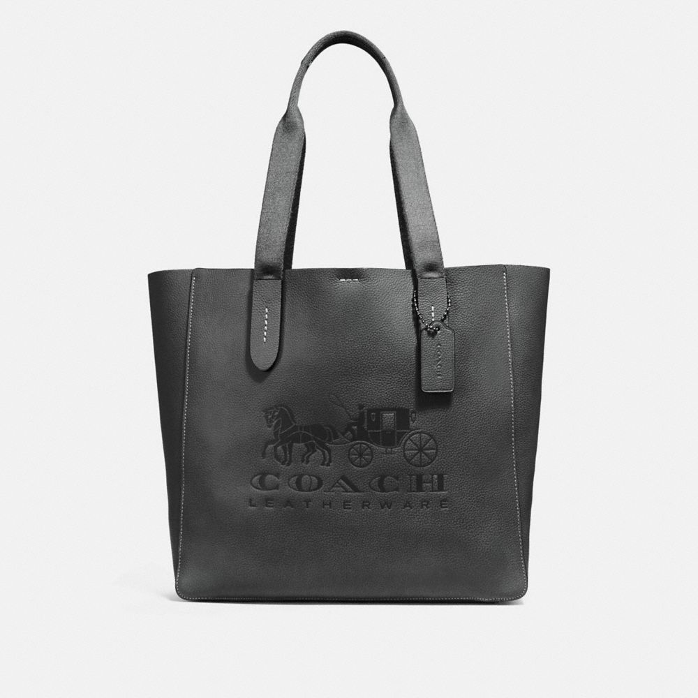 coach horse and carriage tote black