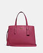 COACH®,CHARLIE CARRYALL,Pebbled Leather,Large,Gold/Dusty Pink,Front View