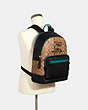 West Backpack In Signature Canvas With Rexy By Guang Yu