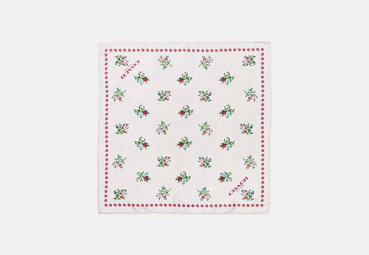 Cross Stitch Floral Hanky