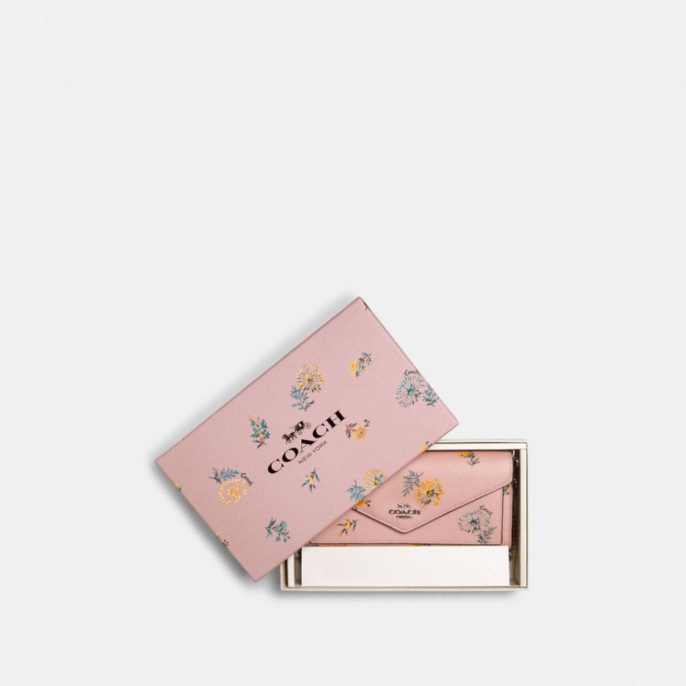 COACH OUTLET®  Snap Wallet With Graphic Ditsy Floral Print