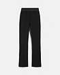 COACH®,PLEATED PANTS,wool,Black,Front View