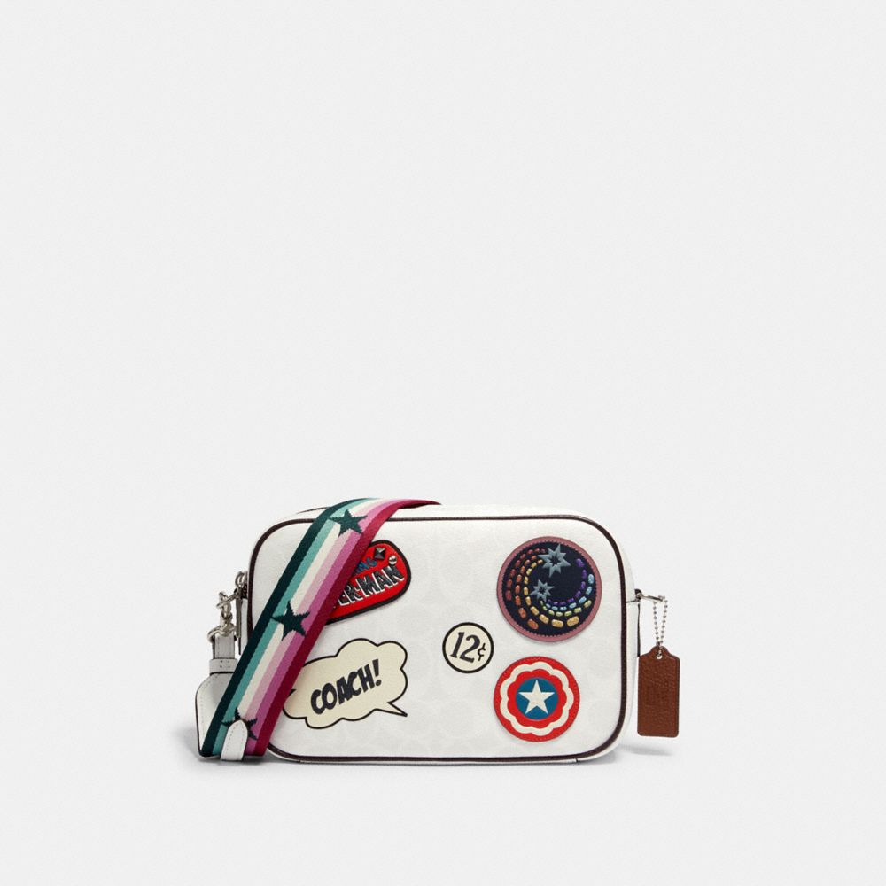 COACH Outlet Coach Marvel Jes Crossbody In Signature Canvas With Patches