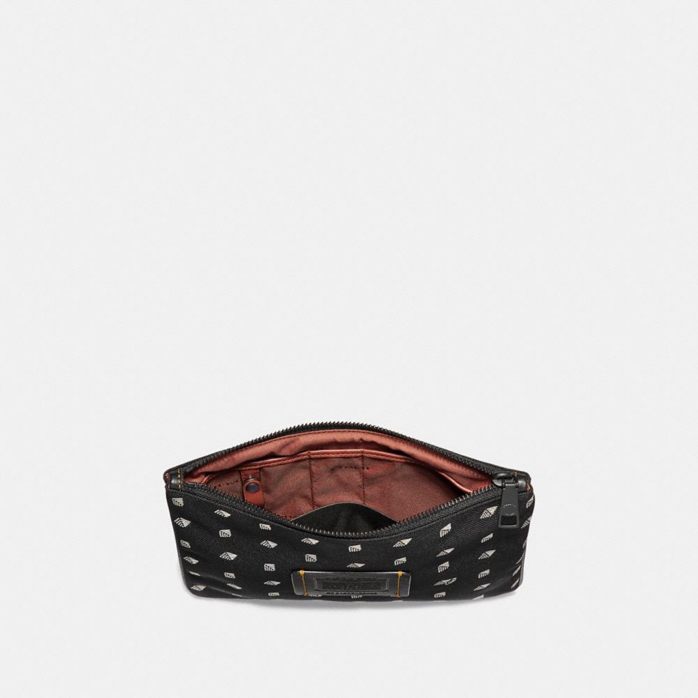 Multifunctional Pouch With Dot Diamond Print