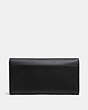 COACH®,MULTIFUNCTIONAL WALLET IN COLORBLOCK,Leather,Midnight/Black,Back View