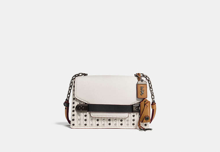 Coach Swagger Chain Crossbody With Quilting And Rivets
