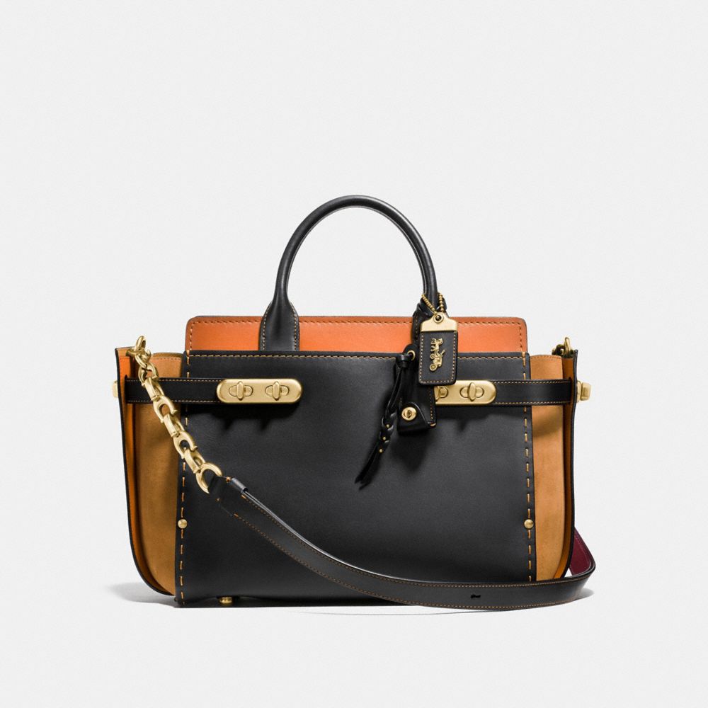 Coach Double Swagger En Colorblock