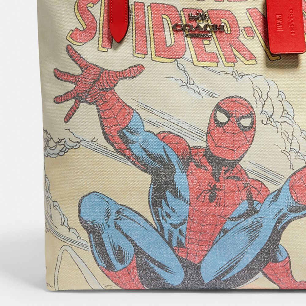 Coach spiderman tote new arrivals