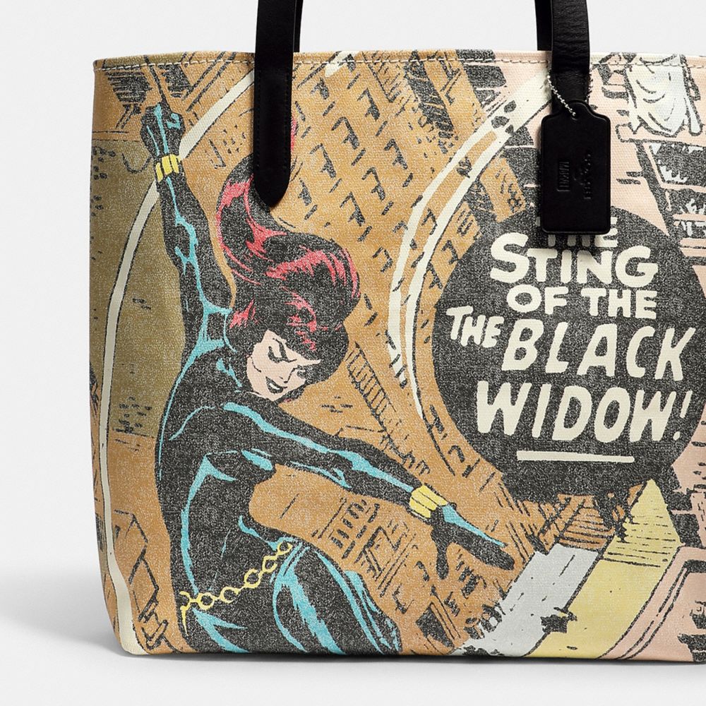 COACH Outlet Coach Marvel Tote With Black Widow