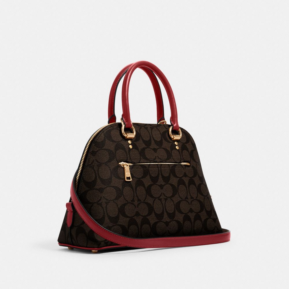 COACH Outlet Katy Satchel In Signature Canvas