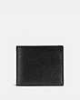 COACH®,3-IN-1 WALLET,pusplitleather,Black,Front View
