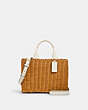 COACH®,WICKER CARRYALL,tbd,Gold/Natural,Front View