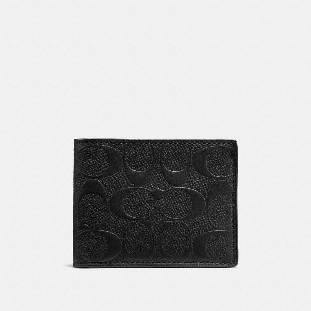 COACH®,Slim Billfold Wallet,,Front View