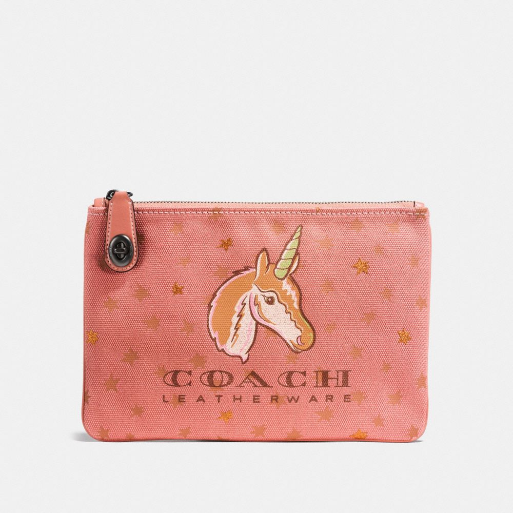 COACH Uni Turnlock Pouch 26 COACH