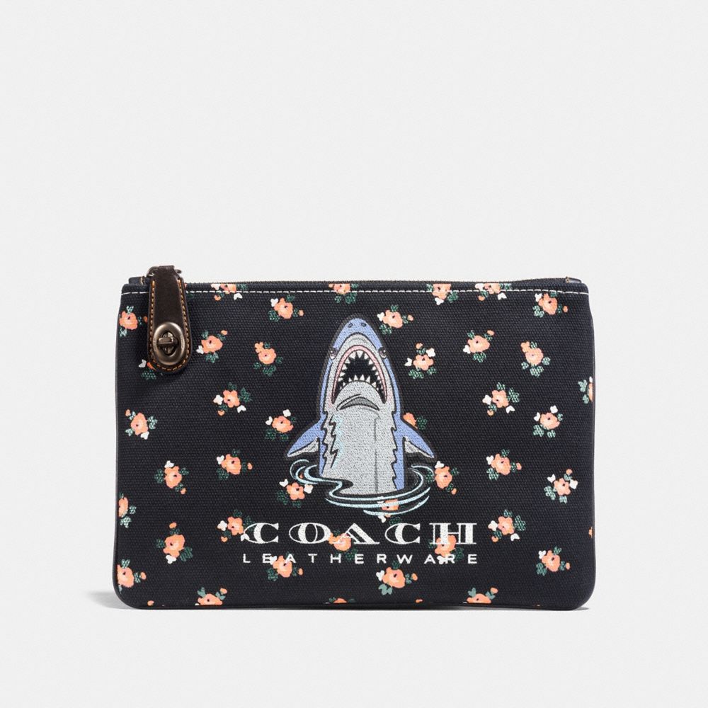 COACH Sharky Turnlock Pouch 26 COACH