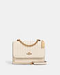 COACH®,KLARE CROSSBODY BAG WITH LINEAR QUILTING,Leather,Medium,Gold/Chalk,Front View