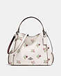 Edie Shoulder Bag 28 With Cross Stitch Floral Print