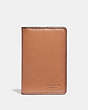 COACH®,CARD WALLET,Leather,GINGER,Front View
