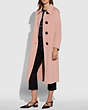 COACH®,WOOL TRENCH,Cashmere Blend,Blush.,Scale View