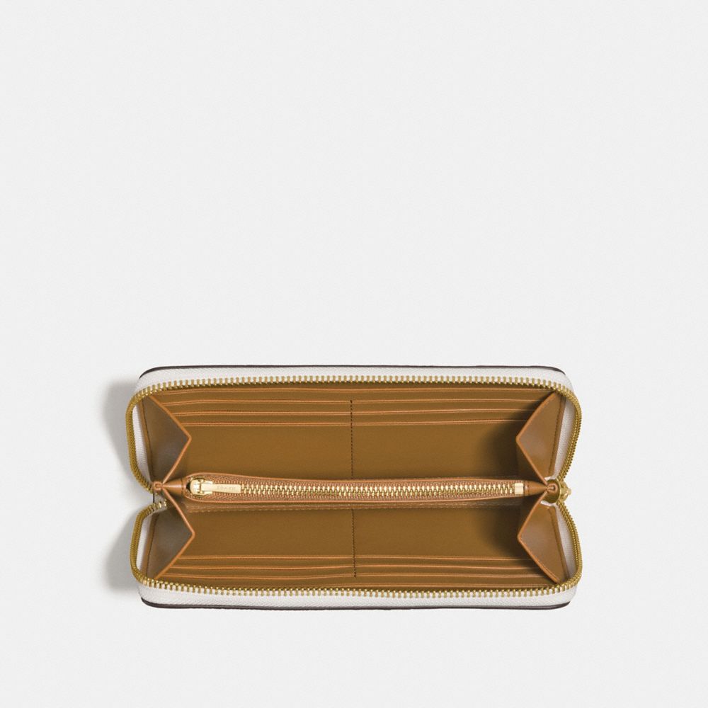 COACH® | Accordion Zip Wallet With Patchwork Tea Rose And