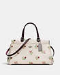 Fulton Satchel With Cross Stitch Floral Print