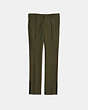 COACH®,GINGHAM STRAIGHT LEG TROUSER,wool,Gingham Green,Scale View