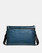 COACH®,MANHATTAN CONVERTIBLE SLIM MESSENGER,Leather,Small,Black Copper/Mineral,Front View