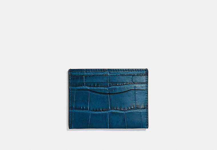COACH®,CARD CASE,Leather,MINERAL,Front View
