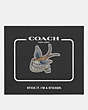 COACH®,STICKER WITH TATTOO DOVE,Leather,Multi,Front View