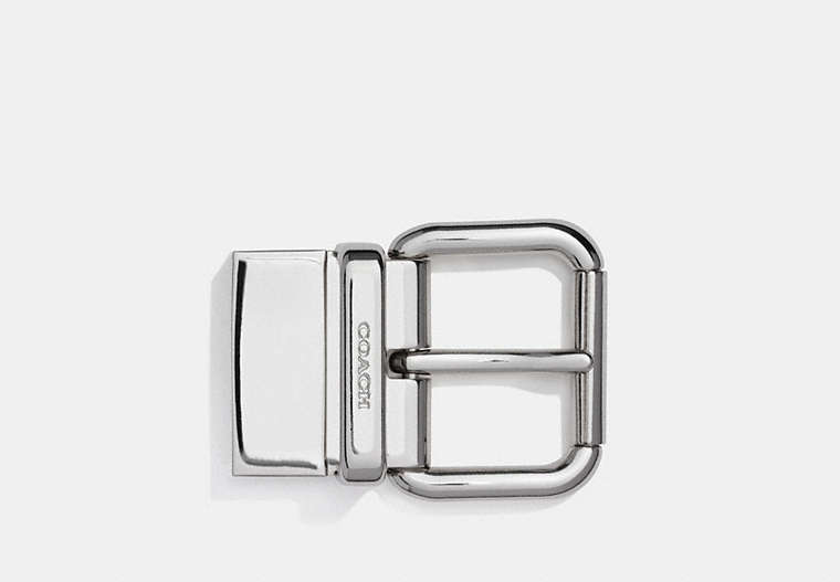 COACH®,JEANS BUCKLE,Metal,Nickle,Front View