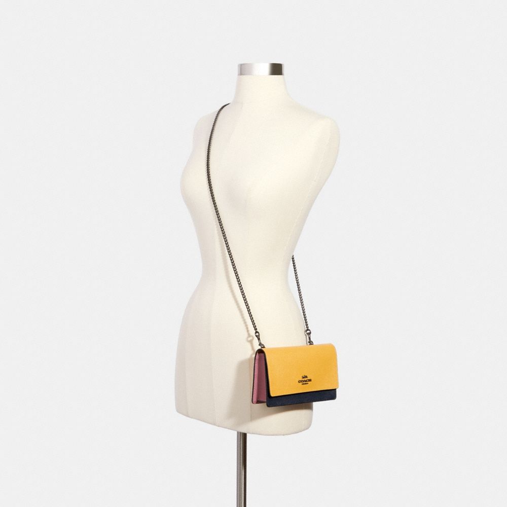 Flap Belt Bag In Colorblock