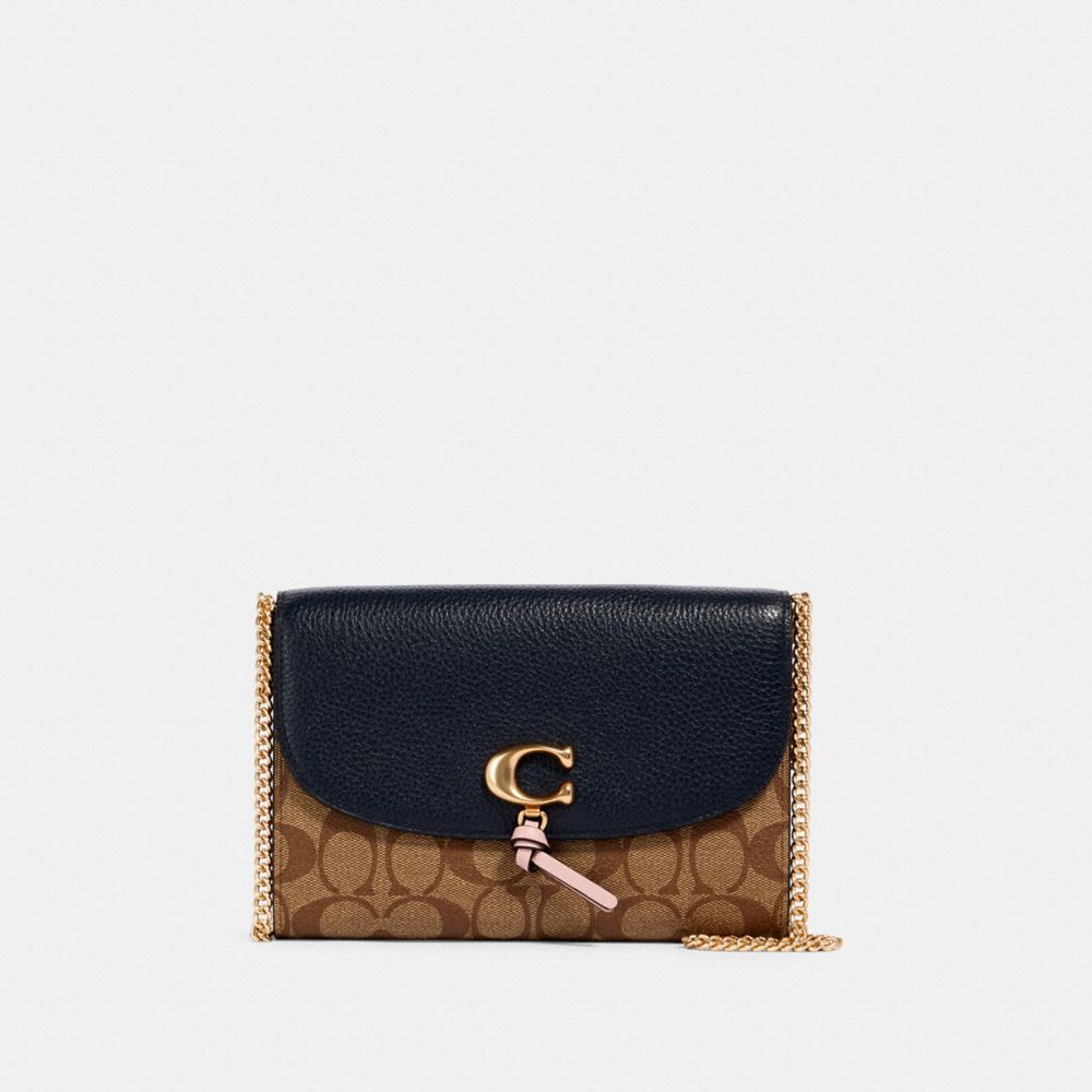 COACH Outlet Remi Chain Crossbody In Colorblock Signature Canvas