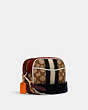 Mini Dempsey Camera Bag In Signature Jacquard With Stripe And Coach Patch